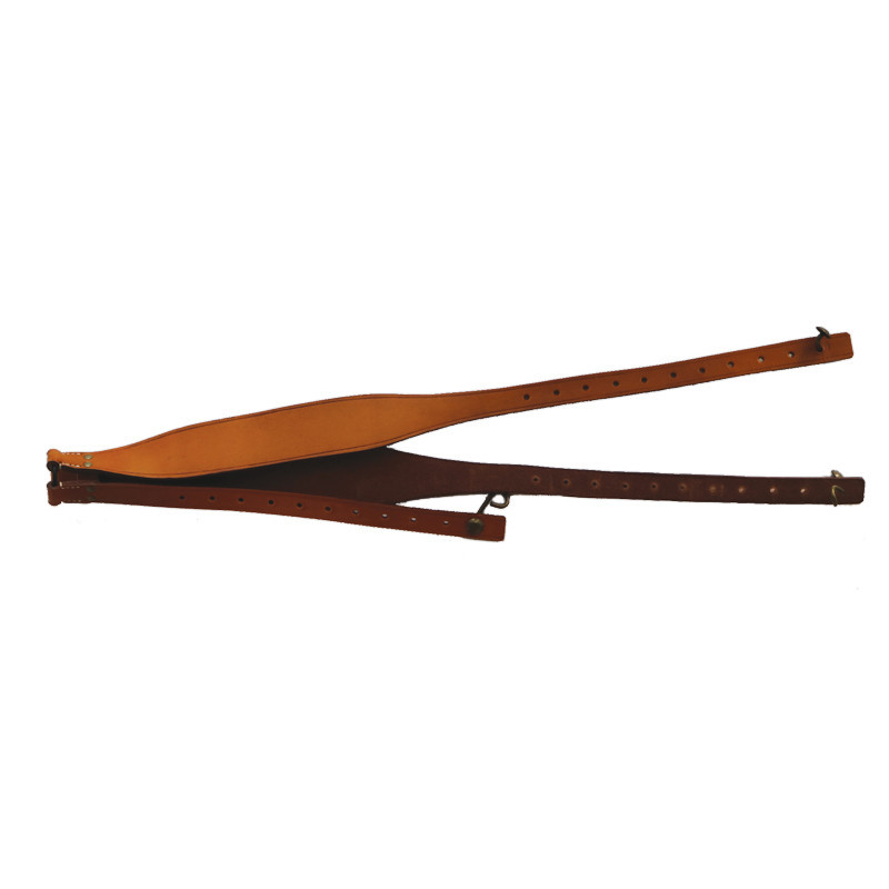 Bretelles de suspension (modèle 1892-1914) cuir fauve