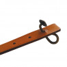 Suspension strap (model 1892-1914) in tan leather with its hook