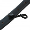 Suspension strap (model 1892-1914) in black leather with its hook