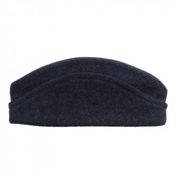 Police cap model 1891 in bluish iron gray wool - Face side
