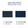 Draps de laine bleu horizon disponibles