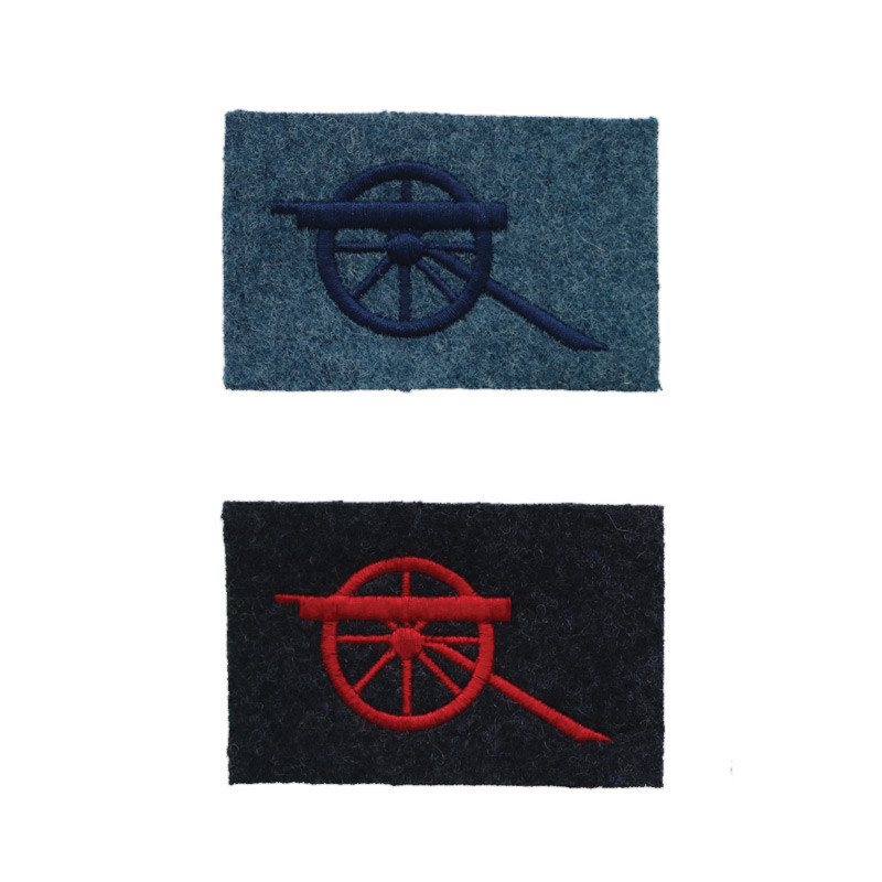 37mm gunner embroidered specialty badges