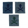 Pointer machine gun embroidered specialty badges