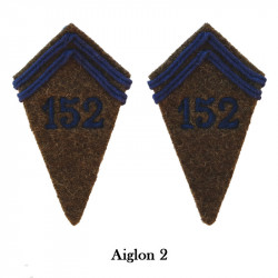 2 pattes de col aiglon pour capote 1929-1938