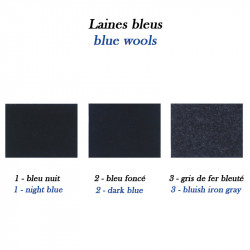 Dark blue straight model puttees