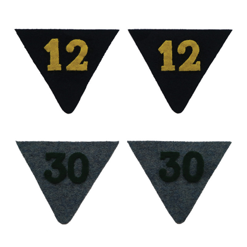 2 collar tabs for Dolman jacket model 1891