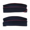 Bonnet de police modèle 1946 Infanterie métropolitaine (calot et bandeau bleu foncé, fond et passepoil écarlate)